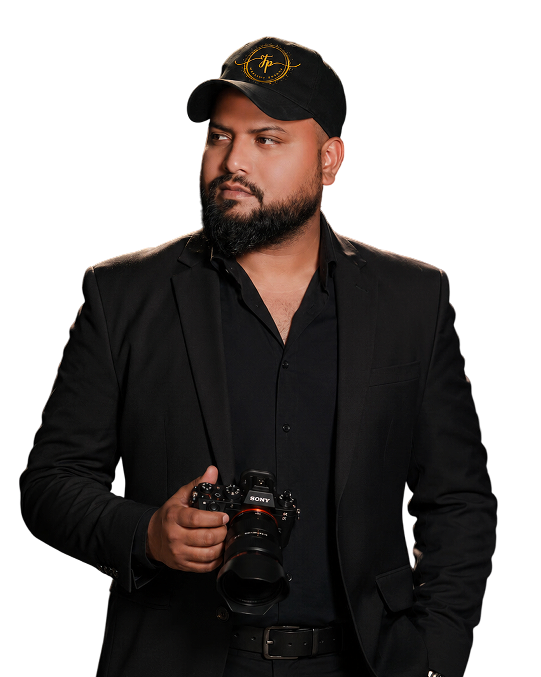 Sashi Roy, Founder of FotoPhactory, holding a camera